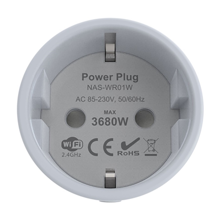 Immax NEO 07737L - Presa intelligente NEO LITE 3680W/230V/16A Wi-Fi Tuya SCHUKO