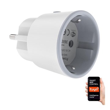 Immax NEO 07737L - Presa intelligente NEO LITE 3680W/230V/16A Wi-Fi Tuya SCHUKO