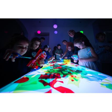 Immax NEO 07745CDO - Set da 3 lampadine LED RGB+CCT dimmerabili E14/6W/230V Wi-Fi + telecomando
