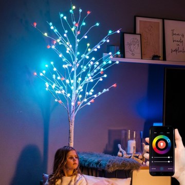 Immax NEO 07750L - LED RGB+CW Decorazione natalizia da esterno NEO LITE LED/7,2W/230V 1,8m IP44 Wi-Fi Tuya tree