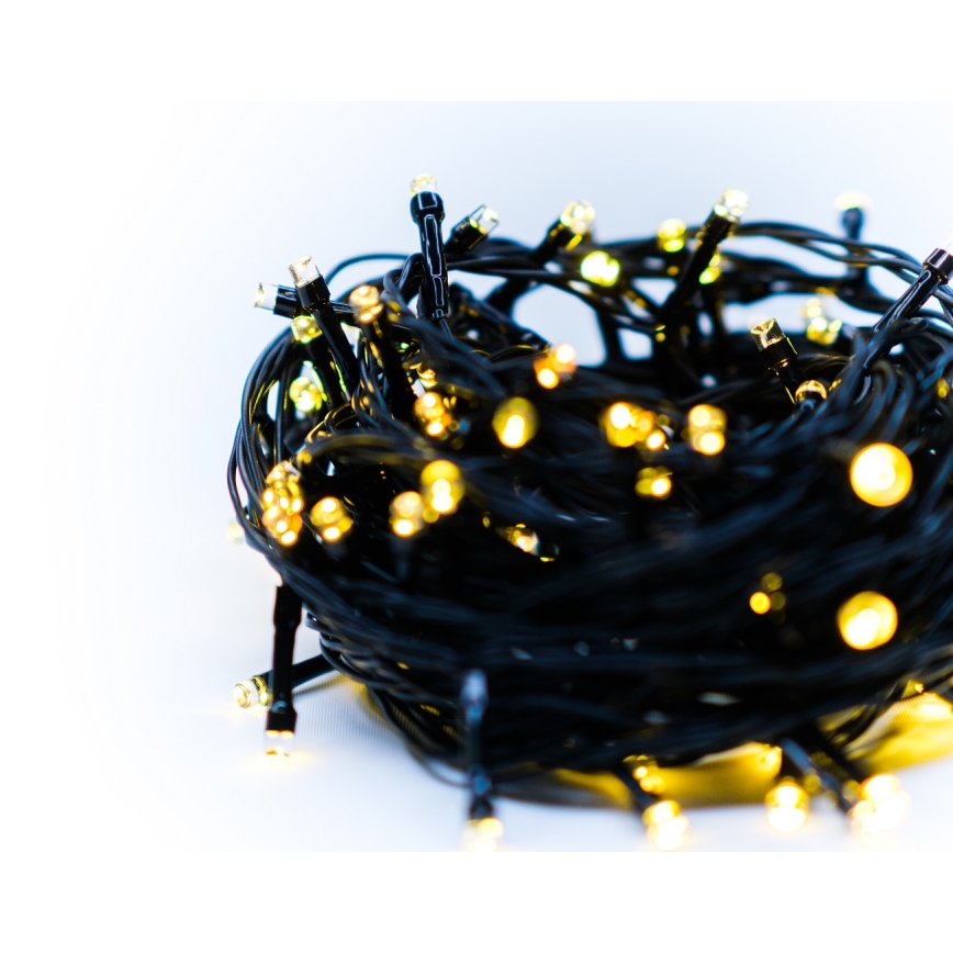 Immax NEO 07755L - Catena LED dimmerabile per esterni NEO LITE 400xLED/8 funzioni 43m IP44 Wi-Fi Tuya bianco caldo