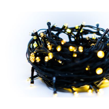 Immax NEO 07755L - Catena luminosa LED dimmerabile da esterno NEO LITE 400 LED/8 funzioni 43 m IP44 Wi-Fi Tuya bianco caldo