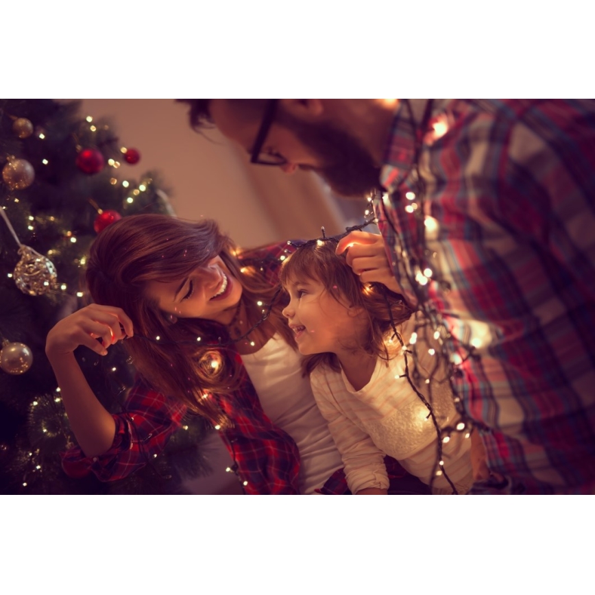 Immax NEO 07756L - Catena luminosa LED dimmerabile per esterni NEO LITE 400 LED / 10 funzioni, 43 m, IP44, Wi‑Fi (Tuya), multicolore