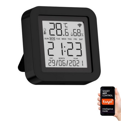 Immax NEO 07757L - Stazione meteo intelligente NEO LITE 5V Wi-Fi Tuya