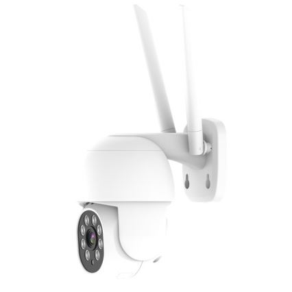 Immax NEO 07765L - Telecamera smart per esterni con sensore 4MP 5V IP65 Wi-Fi Tuya