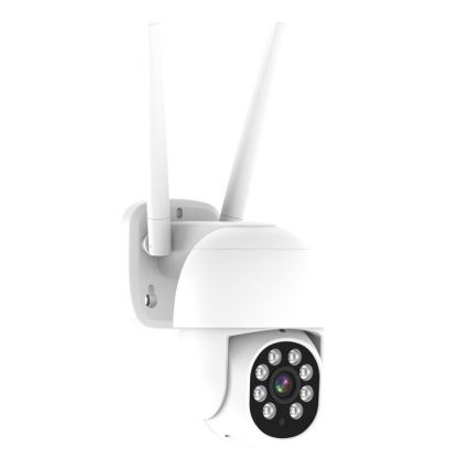 Immax NEO 07765L - Telecamera smart per esterni con sensore 4MP 5V IP65 Wi-Fi Tuya