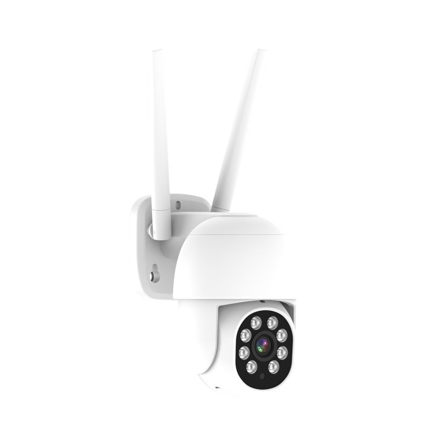 Immax NEO 07765L - Telecamera smart per esterni con sensore 4MP 5V IP65 Wi-Fi Tuya