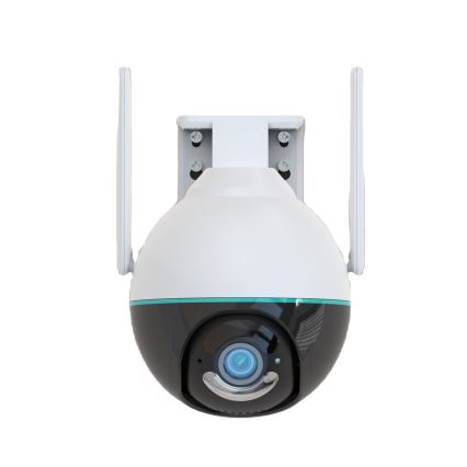 Immax NEO 07782L - Telecamera smart per esterni con sensore BALL 355° P/T 4MP IP65 Wi-Fi Tuya