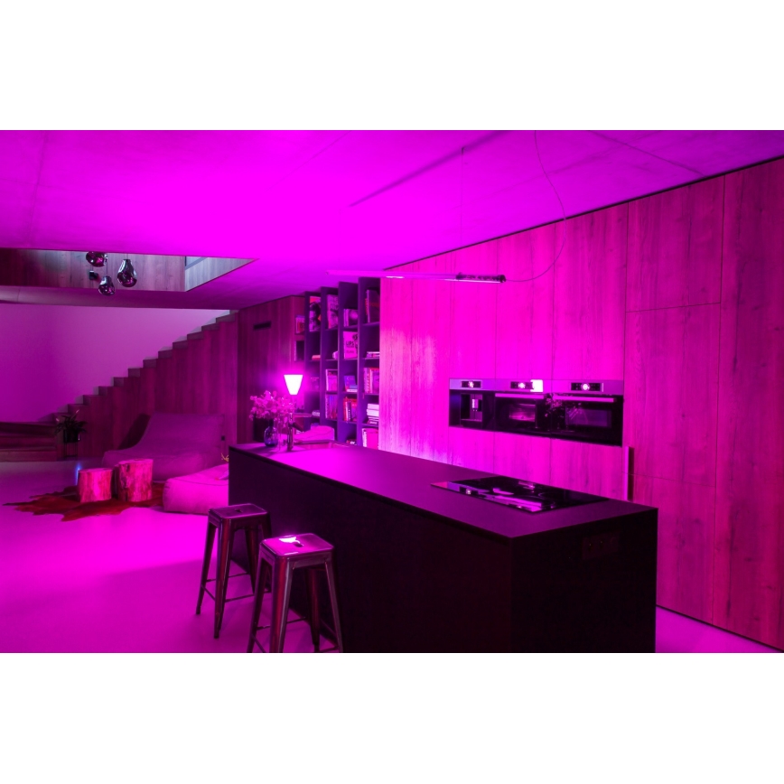 Immax NEO 07794CDO - Set da 3 lampadine LED dimmerabili RGB+CCT E27/14W/230V 2700K–6500K Tuya Wi‑Fi + telecomando