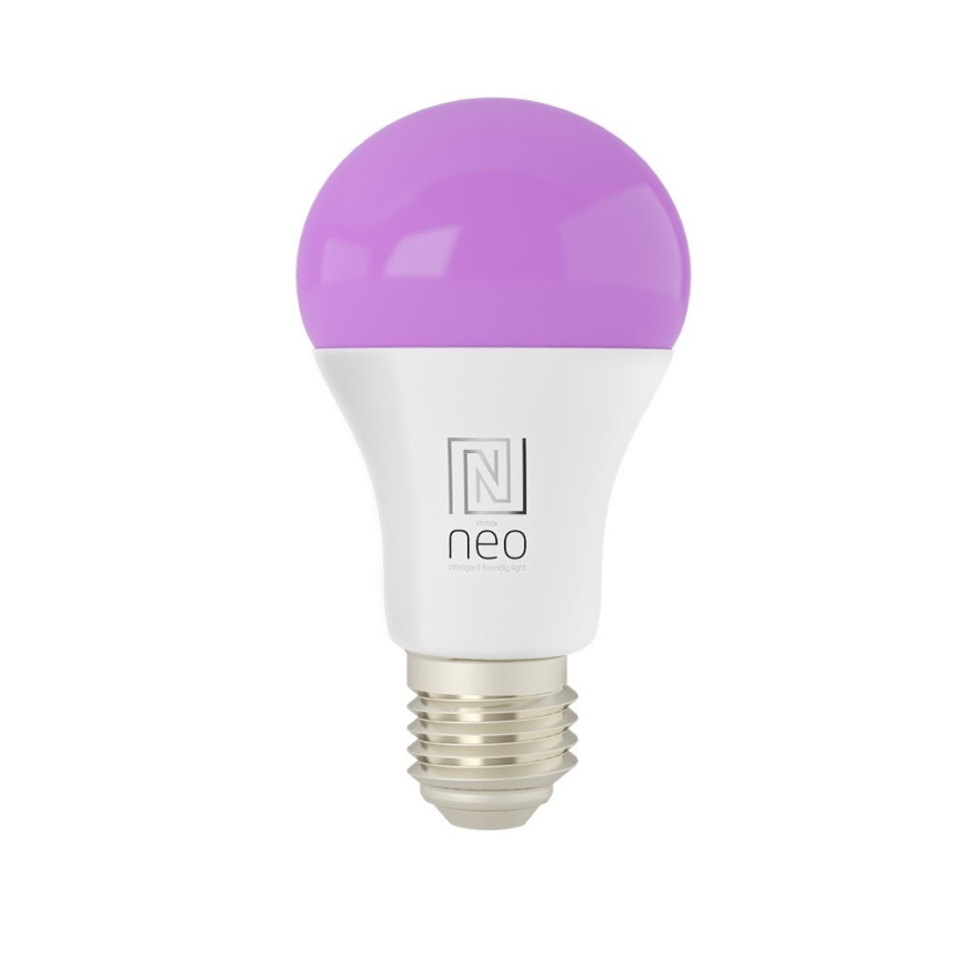 Immax NEO 07794CDO - Set da 3 lampadine LED dimmerabili RGB+CCT E27/14W/230V 2700K–6500K Tuya Wi‑Fi + telecomando