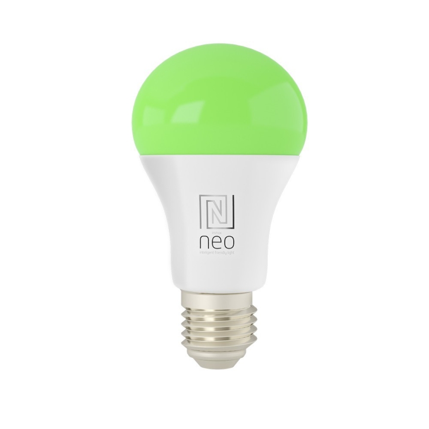 Immax NEO 07794CDO - Set da 3 lampadine LED dimmerabili RGB+CCT E27/14W/230V 2700K–6500K Tuya Wi‑Fi + telecomando