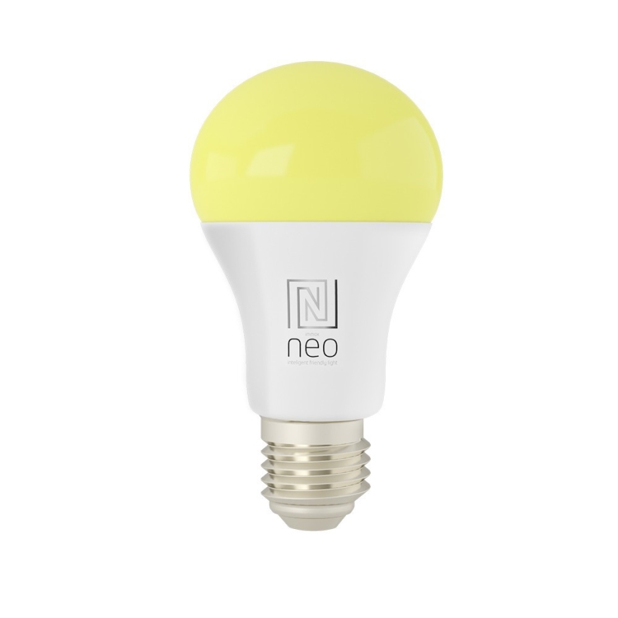 Immax NEO 07794CDO - Set da 3 lampadine LED dimmerabili RGB+CCT E27/14W/230V 2700K–6500K Tuya Wi‑Fi + telecomando