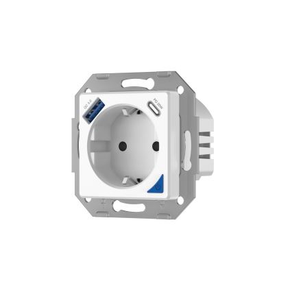 Immax NEO 07801L - Presa intelligente 16A/230V + 1x USB-A + 1x USB-C Tuya SCHUKO