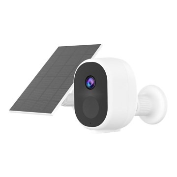 Immax NEO 07802L - Telecamera solare intelligente da esterno con sensore BARREL 5000 mAh Wi-Fi Tuya IP65
