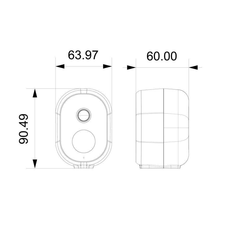 Immax NEO 07802L - Telecamera solare intelligente per esterni con sensore BARREL 5000 mAh Wi-Fi Tuya IP65