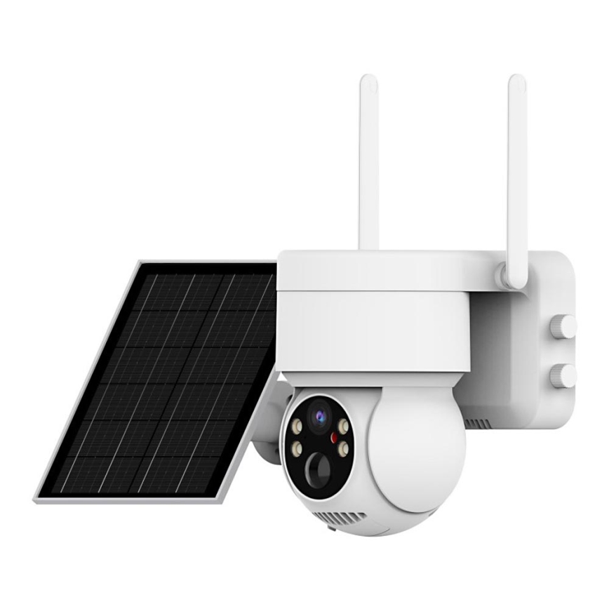 Immax NEO 07803L - Telecamera solare intelligente per esterni con sensore SENTRY 6000 mAh Wi-Fi Tuya IP65