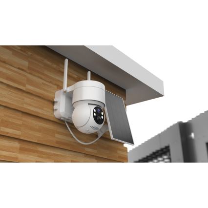 Immax NEO 07803L - Telecamera solare intelligente per esterni con sensore SENTRY 6000 mAh Wi-Fi Tuya IP65