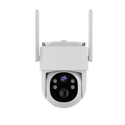 Immax NEO 07804L - Telecamera solare smart da esterno con batteria da 9000 mAh, IP65