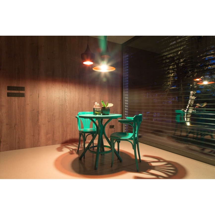 Immax NEO 07807CDO - Confezione da 3 lampadine LED CCT dimmerabili E14/4W/230V compatibili con Tuya Wi-Fi + telecomando
