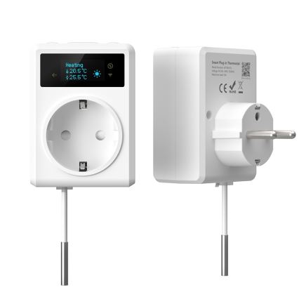Immax NEO 07811L - Presa intelligente con termometro F 3680W Wi-Fi