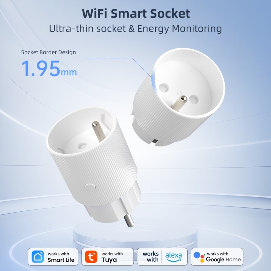 Immax NEO 07812L - Presa intelligente E 3500W Tuya Wi-Fi