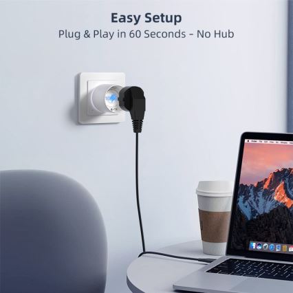 Immax NEO 07812L - Presa intelligente E 3500W Tuya Wi-Fi