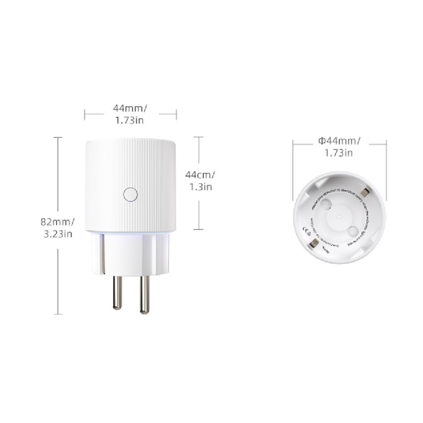 Immax NEO 07813L - Presa intelligente tipo F 3500W Wi‑Fi