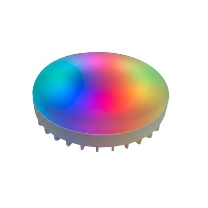 Immax NEO 07816L - Lampadina LED RGB+CCT dimmerabile GX53/10W/230V 2700-6500K Wi-Fi Tuya