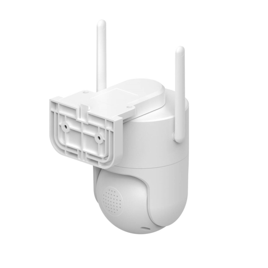 Immax NEO 07819L - Telecamera esterna intelligente con sensore da 4 MP, alimentazione 5V, grado di protezione IP65 e connettività Wi-FI