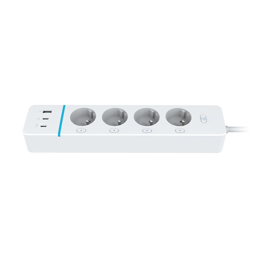 Immax NEO 07821L - Ciabatta intelligente NEO LITE 4AC+1xUSB+2xUSB-C Tuya Wi-Fi