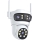 Immax NEO 07823L - Telecamera smart da esterno con sensori 2MP+2MP+2MP, alimentazione 5V, compatibile con Tuya Wi-Fi
