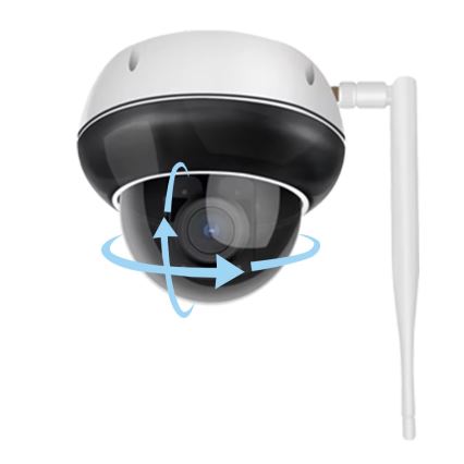Immax NEO 07825L - Telecamera esterna intelligente con sensore DOME 5MP 230V IP66 TUYA Wi‑Fi