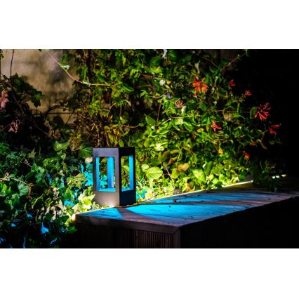 Immax NEO 07902L - LED RGB+CCT Dimmerabile per esterni lampada NEO LITE CUBE LED/10W/230V 2700-6500K IP67 Wi-Fi Tuya nero