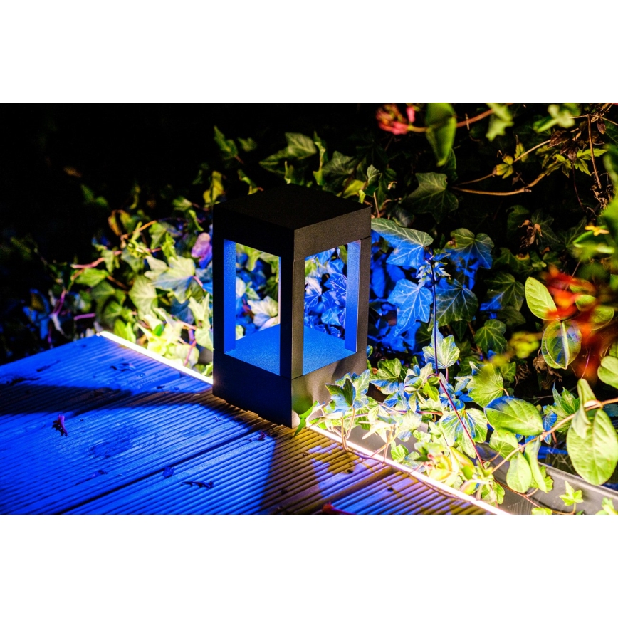 Immax NEO 07902L - LED RGB+CCT Dimmerabile per esterni lampada NEO LITE CUBE LED/10W/230V 2700-6500K IP67 Wi-Fi Tuya nero