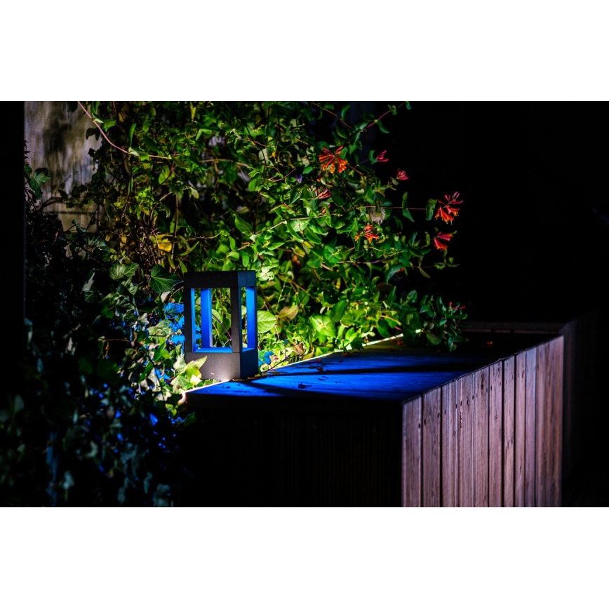 Immax NEO 07902L - LED RGB+CCT Dimmerabile per esterni lampada NEO LITE CUBE LED/10W/230V 2700-6500K IP67 Wi-Fi Tuya nero