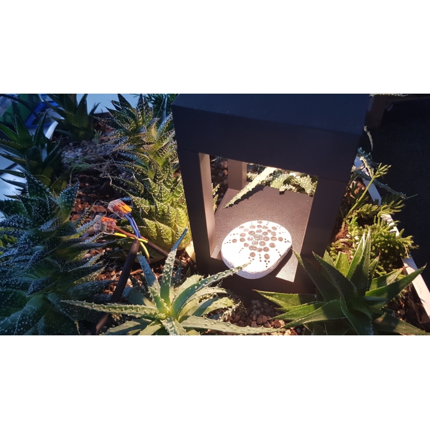 Immax NEO 07902L - LED RGB+CCT Dimmerabile per esterni lampada NEO LITE CUBE LED/10W/230V 2700-6500K IP67 Wi-Fi Tuya nero