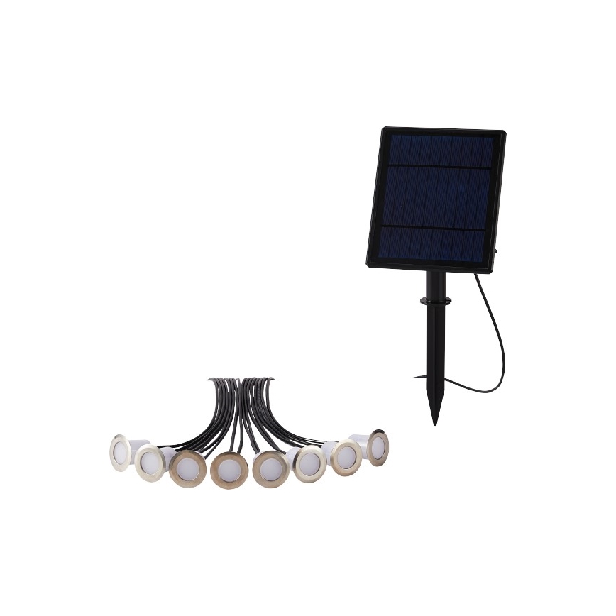 Immax NEO 07905L - Lampada solare LED RGB dimmerabile ESTRELAS 8xLED/0,25W/5V IP65 Tuya 2200 mAh