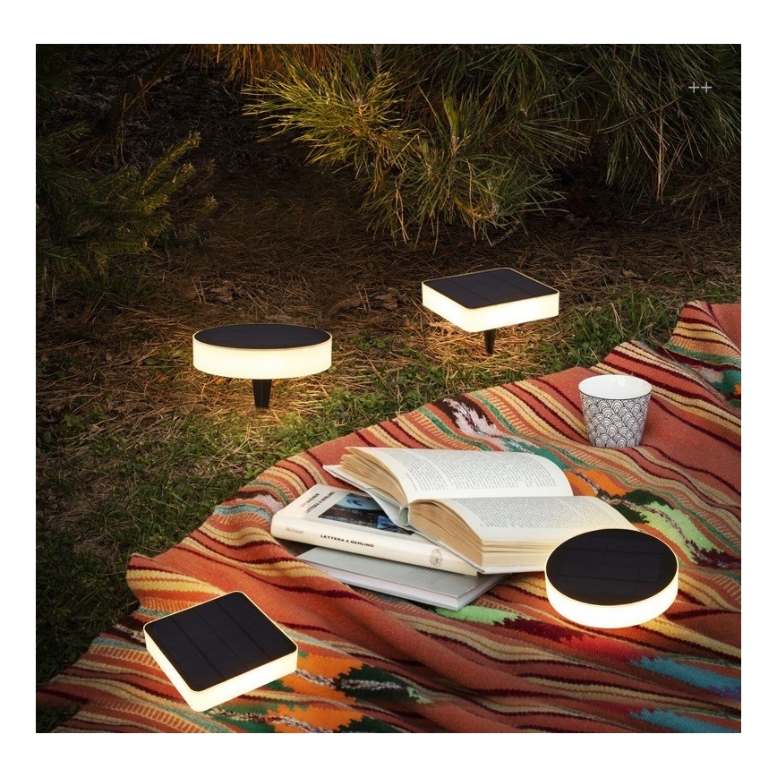 Immax NEO 07910L - Luce solare dimmergibile a LED RGB con sensore NEO LITE LED/1W/5V rotondo IP54 Tuya 1300 mAh