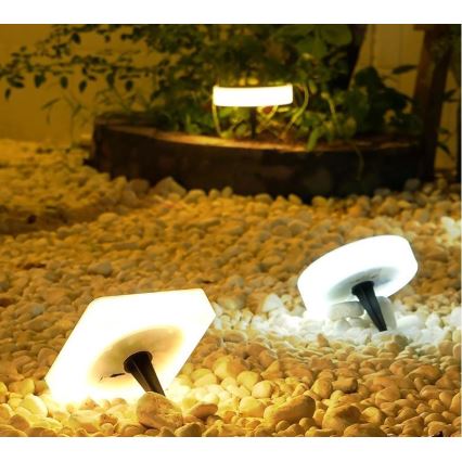 Immax NEO 07910L - Luce solare dimmergibile a LED RGB con sensore NEO LITE LED/1W/5V rotondo IP54 Tuya 1300 mAh