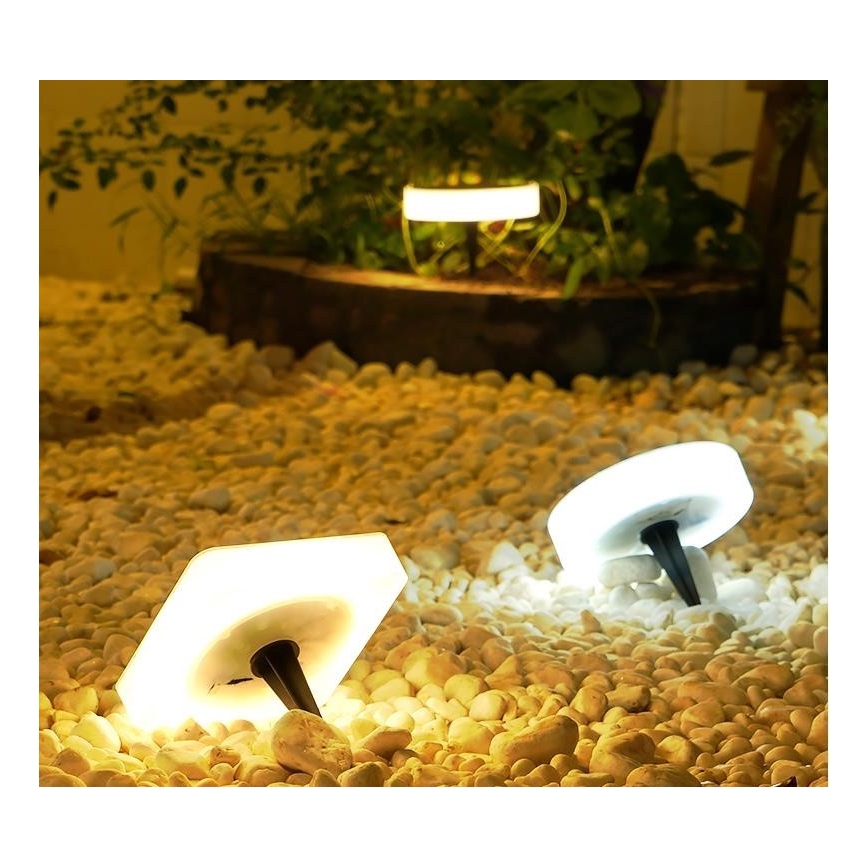 Immax NEO 07910L - Luce solare dimmergibile a LED RGB con sensore NEO LITE LED/1W/5V rotondo IP54 Tuya 1300 mAh