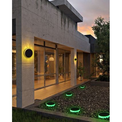 Immax NEO 07910L - Luce solare dimmergibile a LED RGB con sensore NEO LITE LED/1W/5V rotondo IP54 Tuya 1300 mAh