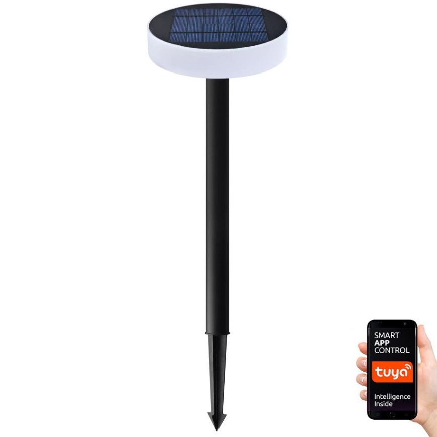 Immax NEO 07910L - Luce solare dimmergibile a LED RGB con sensore NEO LITE LED/1W/5V rotondo IP54 Tuya 1300 mAh