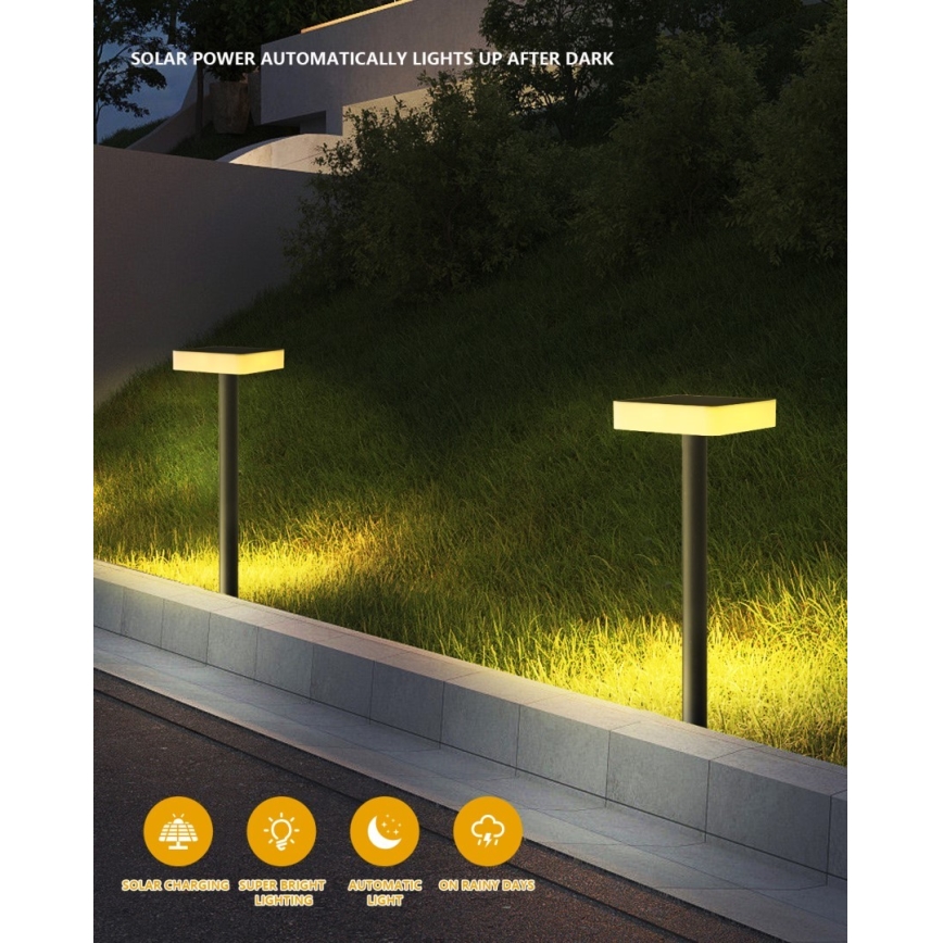 Immax NEO 07911L - LED RGB Luce solare dimmerabile con sensore NEO LITE LED/1W/5V quadrato IP54 Tuya 1300 mAh