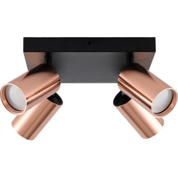 Immax NEO 08304L - Faretto PUNTO 4xGU10/9W/230V oro rosa