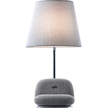 Immax NEO 09109L - Lampada da tavolo dimmerabile a LED con ricarica wireless Qi SOFA LED/6W/230V grigia