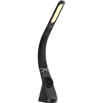Immax NEO 09110L - Lampada da tavolo LED dimmerabile con ricarica wireless MAGIC LED/5W/230V nera