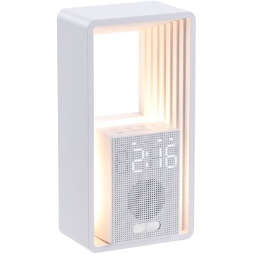 Immax NEO 09113L - Lampada da tavolo LED con sveglia e ricarica CALM LED/3,5W/5V