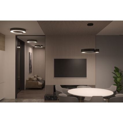 Immax NEO 7133 - LED SMART Plafoniera con dimmer CÉČKO LED/52W/230V + telecomando 60 cm Tuya ZigBee