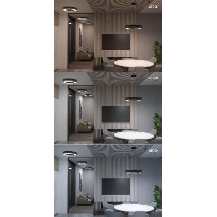 Immax NEO 7133 - LED SMART Plafoniera con dimmer CÉČKO LED/52W/230V + telecomando 60 cm Tuya ZigBee