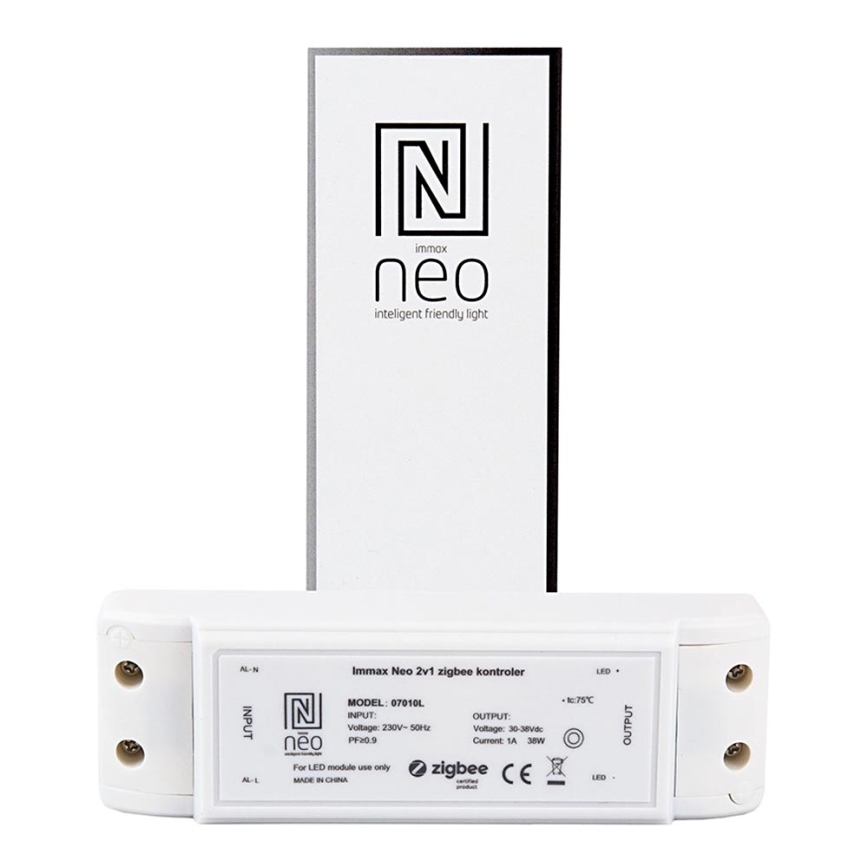 Immax NEO - Dispositivo di interconnessione 2 in 1 38W/230V ZigBee Tuya